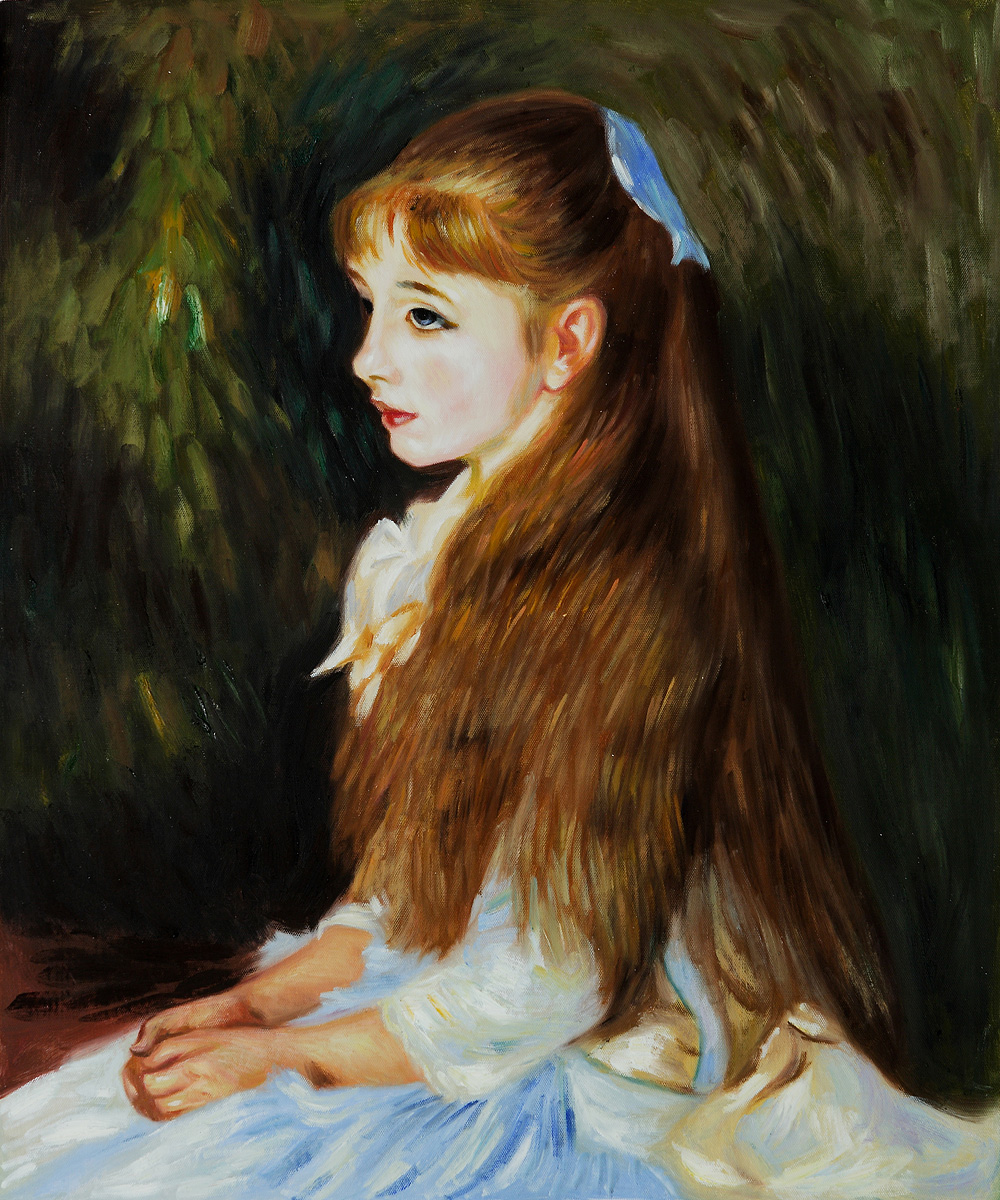 Irene Cahen d'Anvers (1872-1963), 1880 by Pierre Auguste Renoir - Click Image to Close